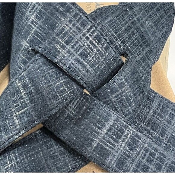 Clarks Merliah Echo Women 5.5(M) Blue Denim Strap Ankle Buckle Heel Sandal 28025 - Picture 5 of 9